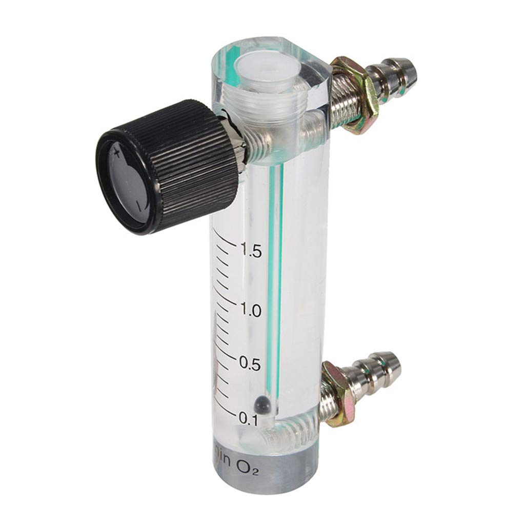 Sauerstoff Luftdurchflussmesser 0–1 5 L/min/Gasdurchflussmesser Mit Metallanschluss Für Sauerstoff Luft Gaskonzentratoren In Industriellen Situationen