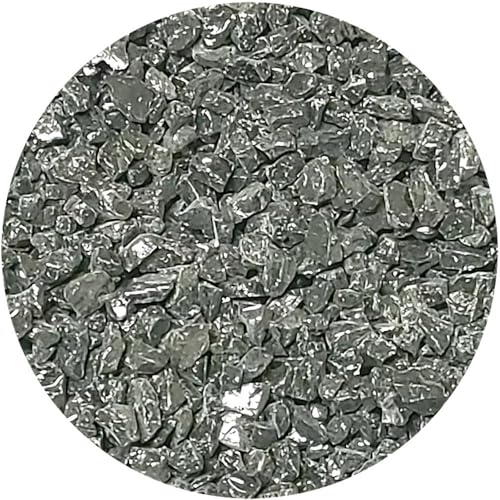 Youghiogheny Fusible Glass Frit Coarse Black Opal 8oz Jar - 96 COE (737)