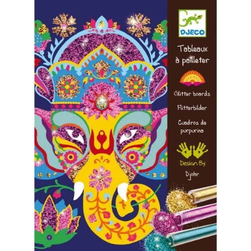 Djeco Dj09502 Glitter Boards- Glitter Animals Playset #TOP4