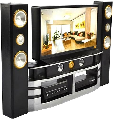 Acxico 1 mini casa miniatura mini TV accesorios mini decoración de sala de estar