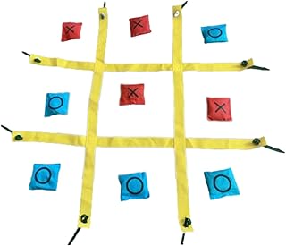 Sinknap Bean Bag Toss Game Kids Bean Bag Toss Game Bean Bag Toss Game Set Fun Outdoor Yard Game for Kids Family 4ft X 4ft Grid Nylon Tape Perfect for Camping