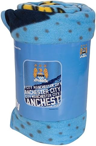 Official Football Team EPL Gift Manchester City F.C. Fleece Blanket IP
