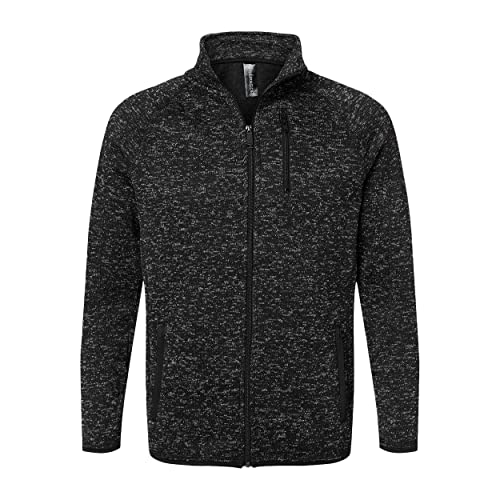 Burnside Zip SWTR JKT HtrBlack XL