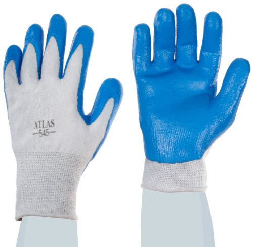 Showa Best 545 Nitrile Palm Coating Glove, 13-Gauge Seamless HPPE Fiber Liner, Cut Resistant, X-Large (Pack of 12 Pairs) Showa Best 545 Nitrile Palm Coating Glove, 13-Gauge Seamless HPPE Fiber Liner, Cut Resistant, X-Large (Pack of 12 Pairs)