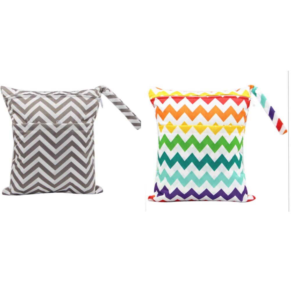 Wet Wipe Pouch Reusable & Refillable Baby Wipe Case Holder Dispenser Refillable Moist Diaper,Pack of 2