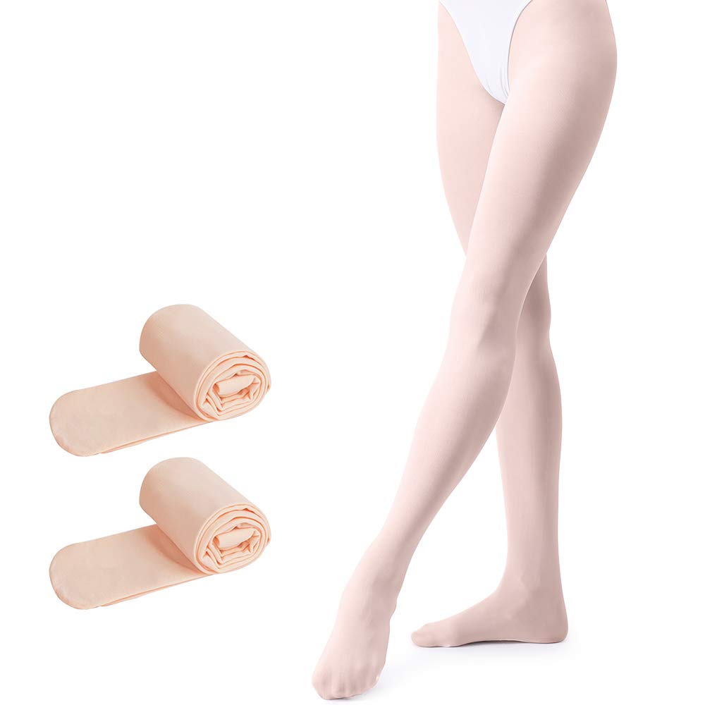 tanzdunsje Collant da Ballo Balletto per bambina donna 3 colori rosa bianco nero