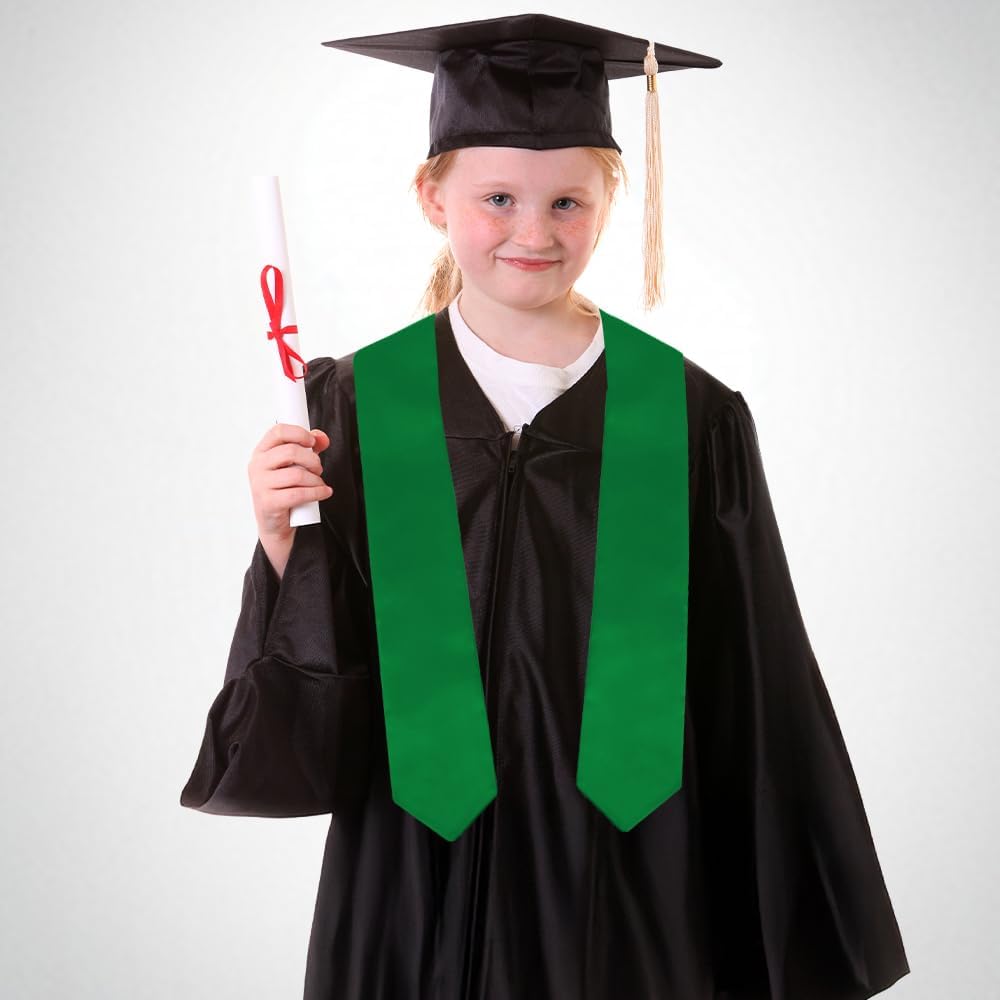 40" Unisex Preschool Kindergarten Plain Graduation Stole Graduation Sash