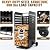Cycayit Firewood Rack Outdoor Heavy Duty 800lbs - Rolling Firewood Cart with Wheels, All Weather Fire Wood Storage Rack Indoor Outdoor