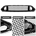 LitMiRaCle Grilles & Grille Guards - Mesh Front Bumper Upper Hood Grille Grill, Compatible with 18-23 Mustang GT EcoBoost，Black