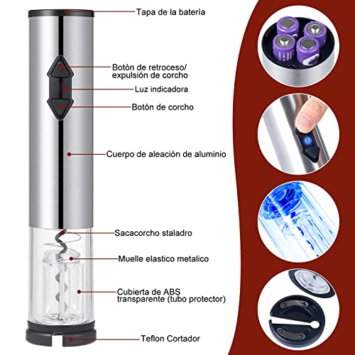 La Mejor Selección de Sacacorchos eléctrico que Puedes comprar On-line. 23 Imagen adicional