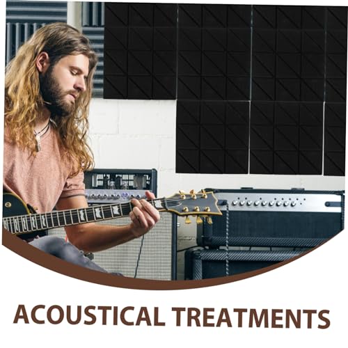 4pcs Self-adhesive Acoustic Soundproof Panels for Home Recording Studios Music Rooms and Offices Sound Isolation Pads Echo Reduction miniatura 7