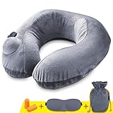 Una buena ergonomía: Los contornos de las almohadas son totalmente compatibles con la cabeza y el cuello, para que pueda tomar una siesta en cualquier momento y en cualquier lugar, ayudando a prevenir cambios de izquierda y derecha y hacer su viaje más cómodo