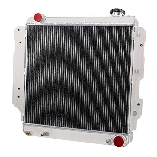 Primecooling 55MM 3 Row Core Aluminum Radiator for Jeep Wrangler TJ YJ w/GM Chevy V8 Swap 1987-2004
