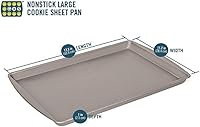 Vista 3 de G & S Metal Products Co mpany OvenStuff - Juego de 2 bandejas antiadherentes para galletas, color gris