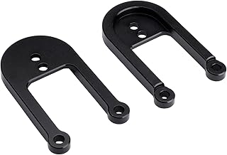 2pcs Aluminum Front/Rear Shock Tower Hoops Bracket Mount for 1/10 RC CAR RC4WD Gelande II Chassis (Front Shock Hoops)