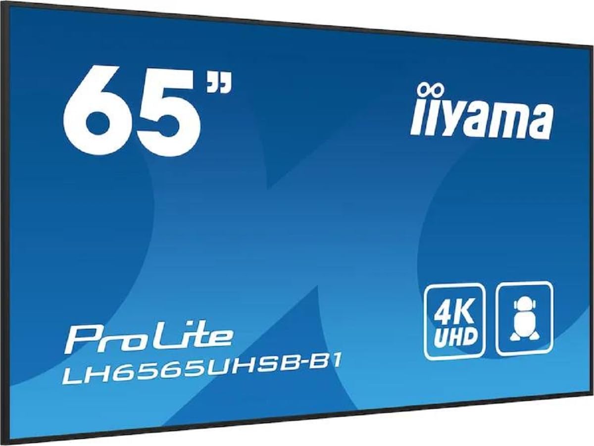 "Iiyama ProLite LH6565UHSB-B1 - 164 cm (65"") Diagonalklasse LCD-Display mit LED-Hintergrundbeleuchtung - Digital Signage - Android - 4K UHD (2160p)"