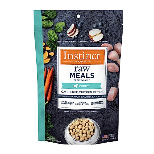 Instinct-Puppy-Freeze-Dried-Raw-Meals-Natural-Dry-Dog-Food-Grain-Free-Cage-Free-Chicken-95-oz-Bag Instinct Puppy Freeze Dried Raw Meals Natural Dry Dog Food Grain Free Cage Free Chicken 95 oz Bag