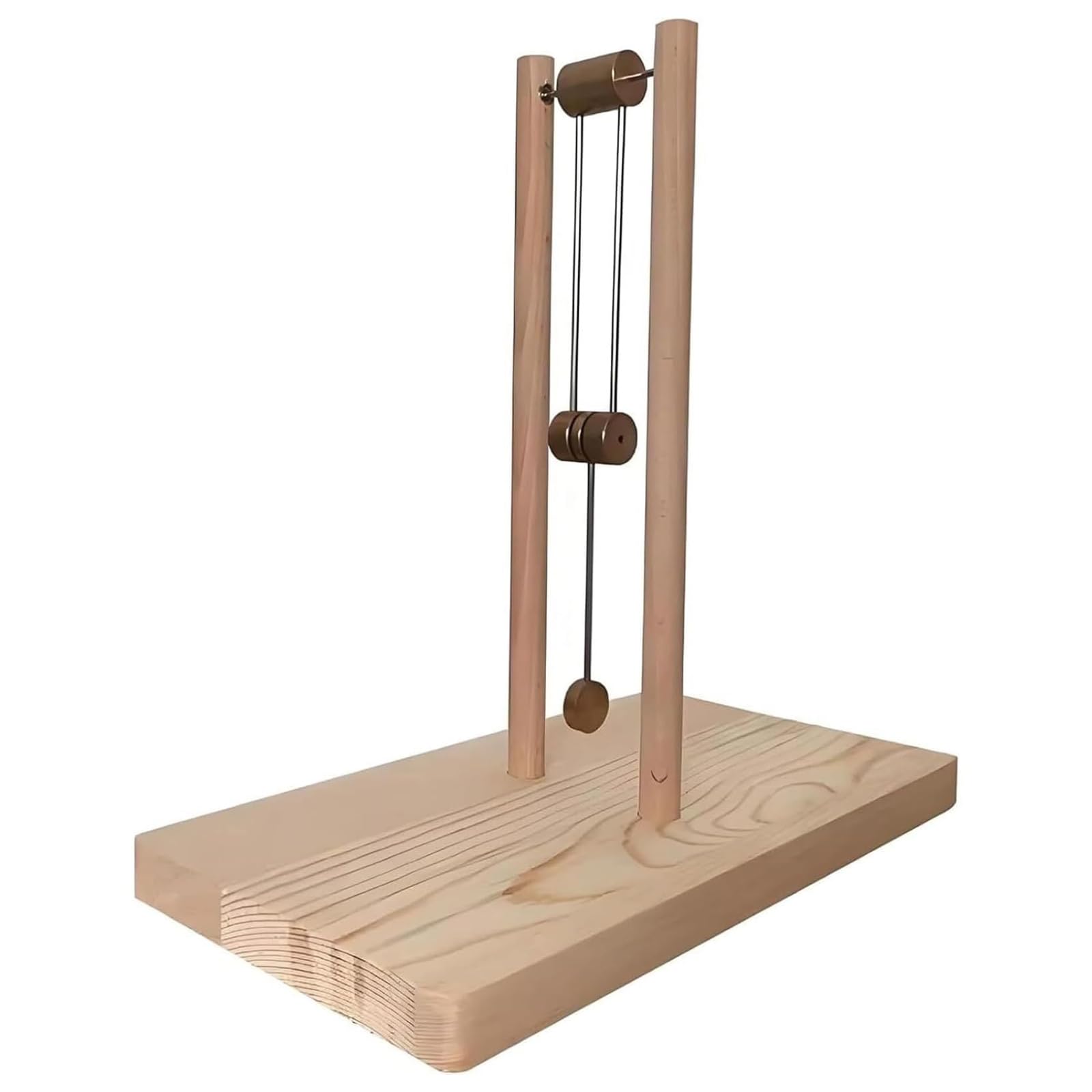 XDTKJDZ Wooden Chaos Physics Model, Wooden Double Pendulum Kinetic Sculpture, Chaos Double Pendulum Desk Decor, Educational STEM Toy, for Home Office, Unique Desk Ornament