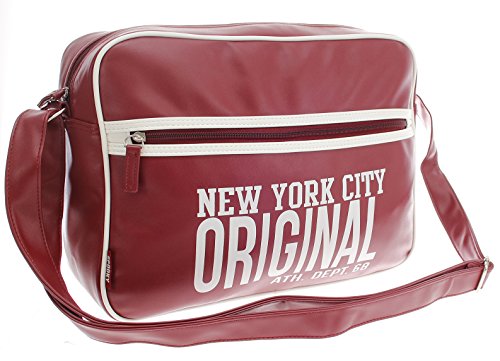 Preisvergleich Produktbild Schule Uni Büro Arbeit Schultertasche Aktentasche Flugbegleiter Laptop Umhängetasche Business Messenger Bag Notebook Tasche Black NEU (Rot)