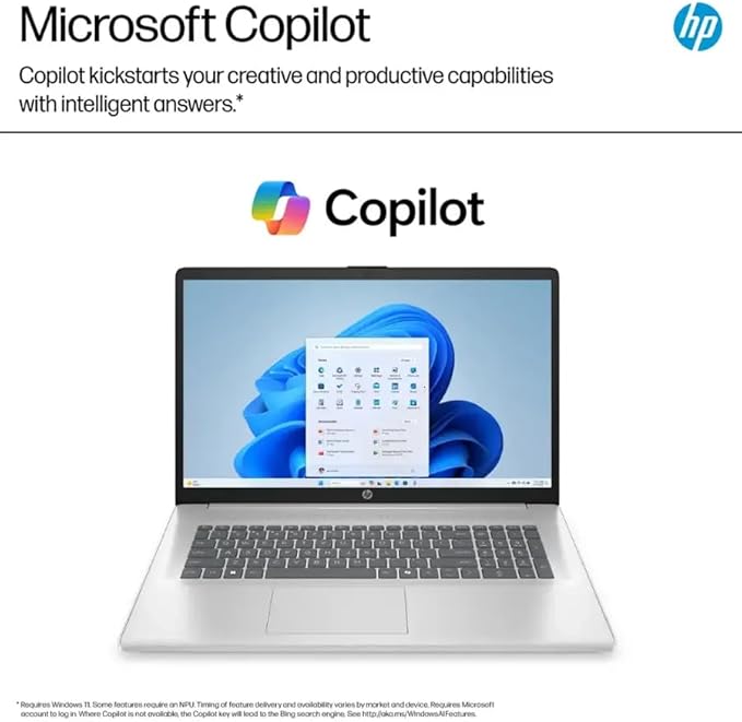 HP Laptop 17.3" HD+, 16GB RAM, 512GB SSD, Windows 11 Pro miniatura 4