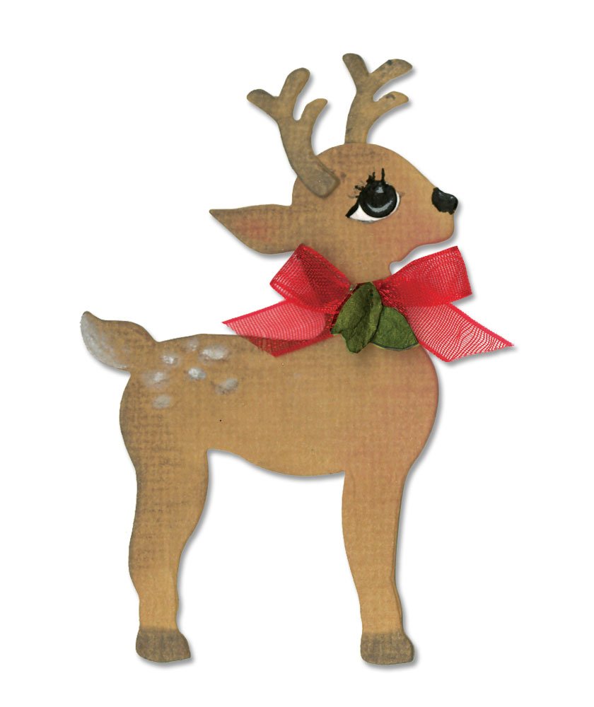 Amazon | Sizzix イベントクリスマス トナカイ 2 656730 【日本正規品