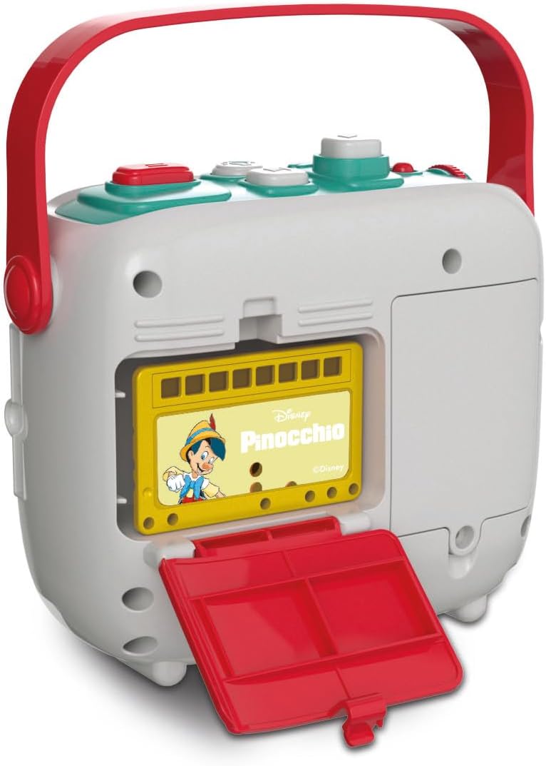 Clementoni - Disney Baby Projector and Storyteller - Enchanted Toy Projects Disney Images and Tells Stories - 4 Books Included - Built-in Speaker - 52763