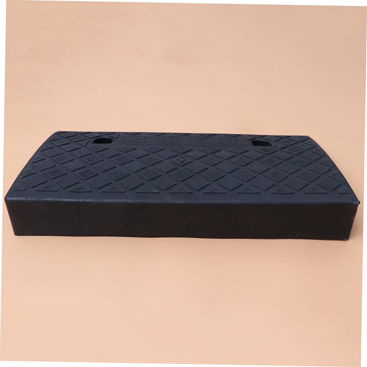 VALICLUD Rampa di Accesso in Plastica Robusta Antiscivolo 50x27x10 Cm per Marciapiedi, Rampe per Sedie a Rotelle e Veicoli, Installazione Autoadesiva per Uso Domestico e Veicolare