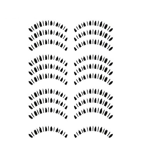 Preisvergleich Produktbild Bluelans® 10 Paar Unterwimpern Falsche künstliche Wimpern Schwarz Eyelasches Wimpernverlängerung Make-up (HX-8)