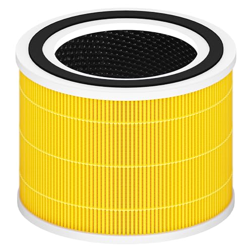 Image of Core 300 Pet Care Replacement Filter for LEVOIT Core 300, Core 300S and Core 300-P Air Purifier, 3-in-1 H13 True HEPA Filter Replacement, Compared to Part # Core 300-RF-PA, 1 Pack, Yellow
