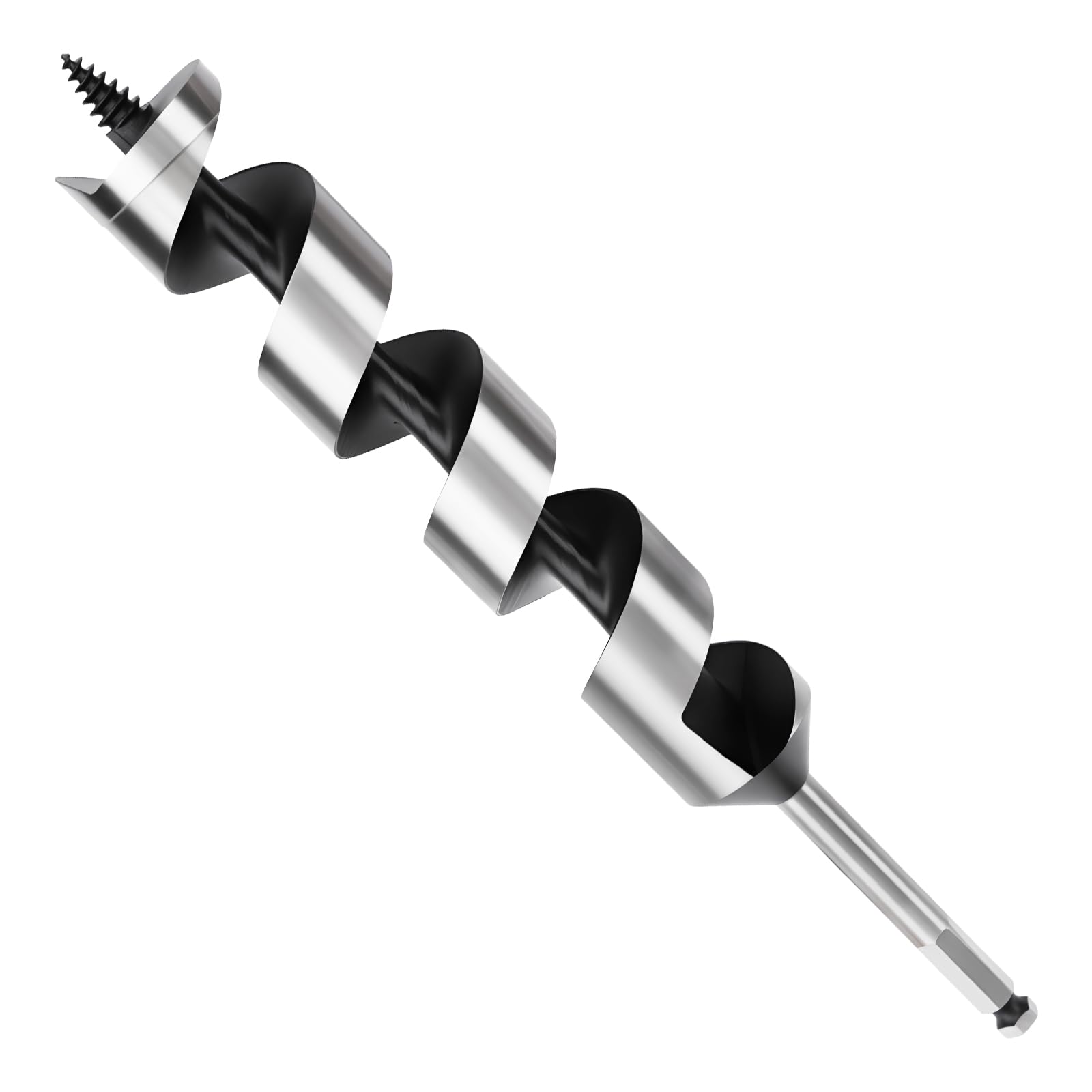 MOXPIFY Wood Auger Drill Bits, 38mm Timber Drill Bits 300mm Long Hex Shank, Extra Long Drill Bits Wood For Woodworking (38mm x 300mm) — image 1