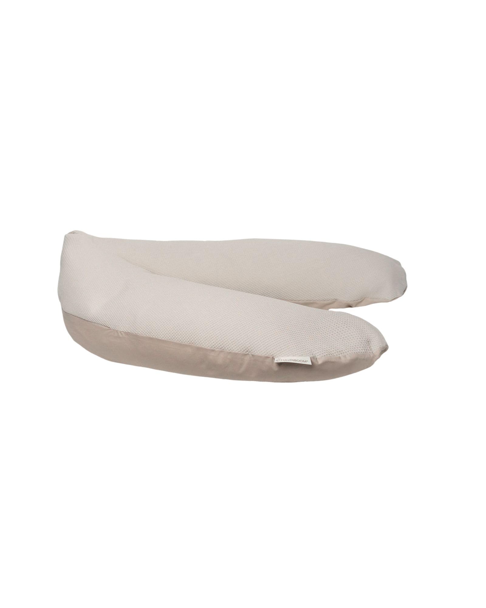 ULLENBOOM Stillkissen 190 cm - 100% OEKO-TEX Materialien, Ideal als Schwangerschaftskissen & Seitenschläferkissen - Stillkissenbezug 100% Baumwolle, Füllung: Mikroperlen, Sand