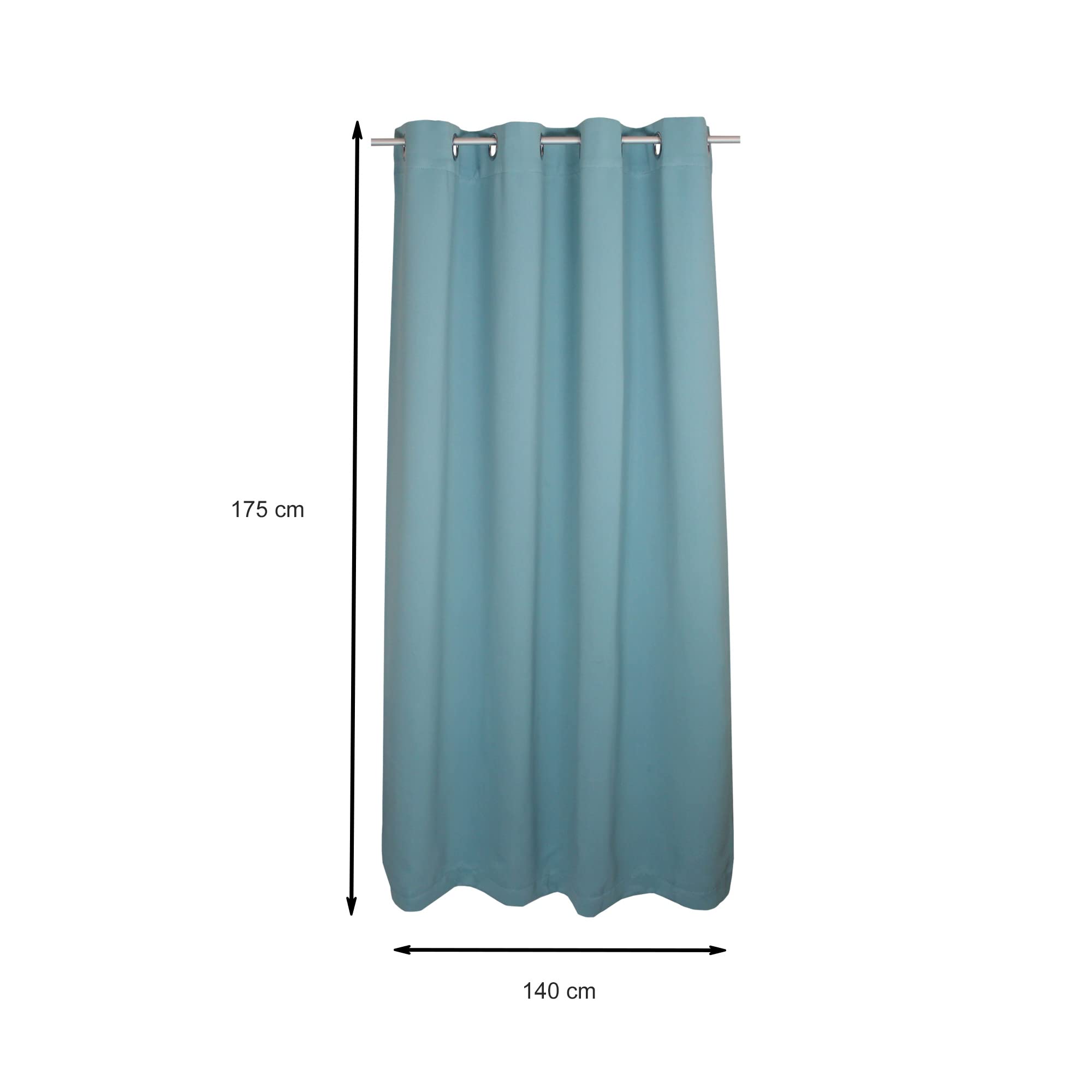 Tenda Oscurante A Occhielli 135x175 Opaca Blackout