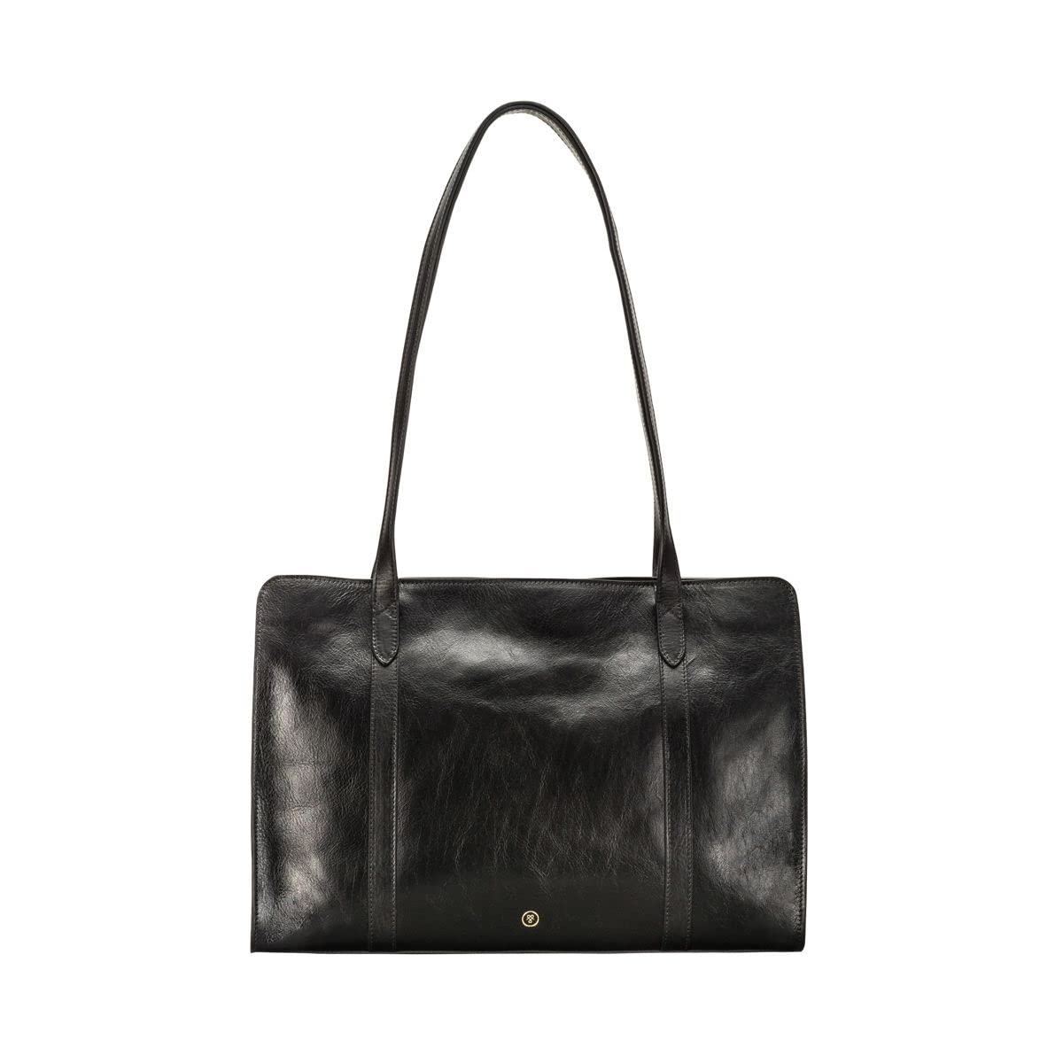 Maxwell Scott - Womens Luxury Leather Large Work Tote Purse Shoulder Bag for Folders Paperwork - The Rivara