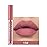 BestLand 3Pcs Matte Liquid Lipstick Set for Women - 24H Transfer-Proof, Moisturizing & Non-Sticky Lip Gloss I Soft Peach, Dusty Plum, Muted Rose I Vegan + Cruelty-Free for Daily & Party