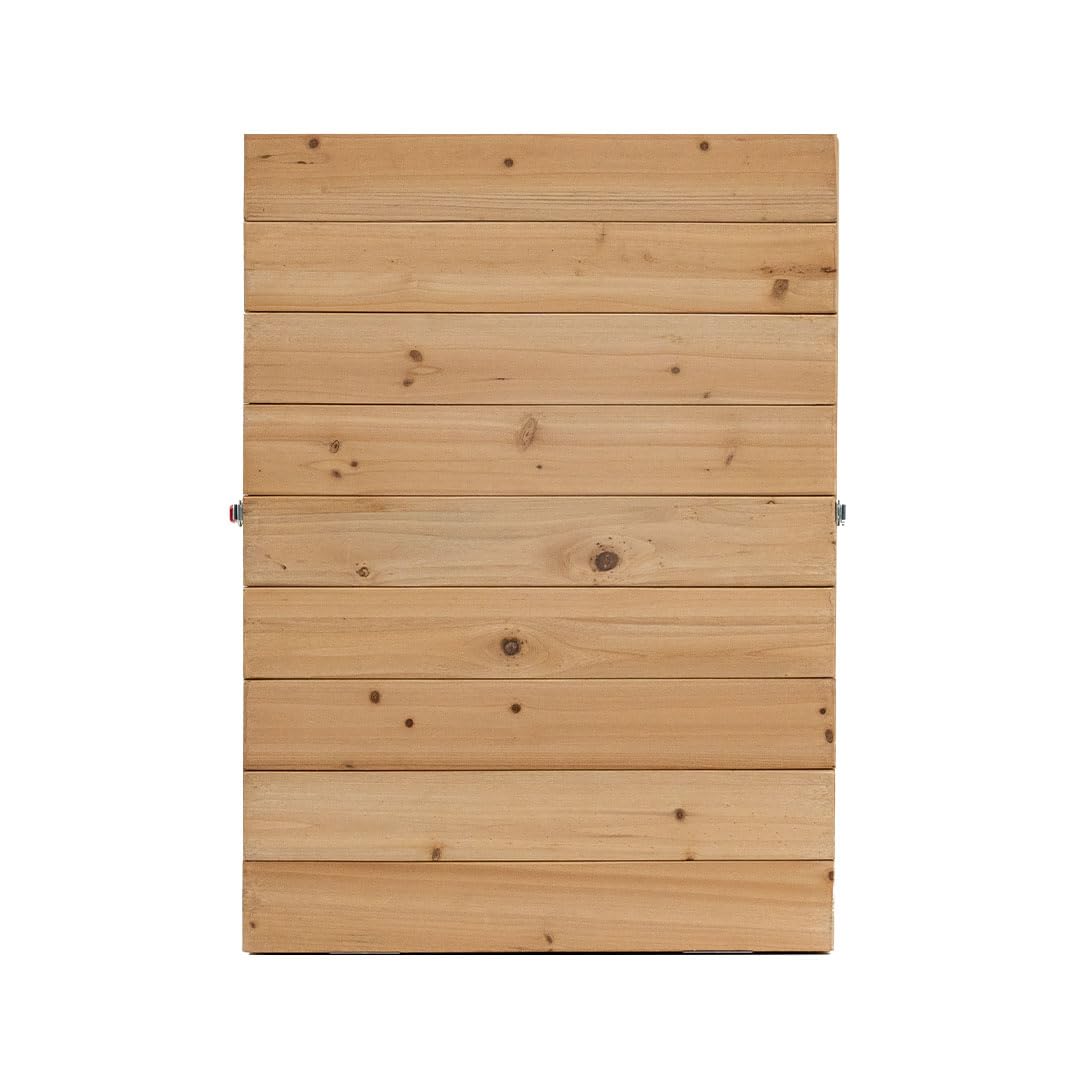 Gardiun Mueble Bar de Pared con Mesa Cheers 52x22x77,5 cm Armario de Madera con Baldas y Puerta Frontal Convertible en Mesa