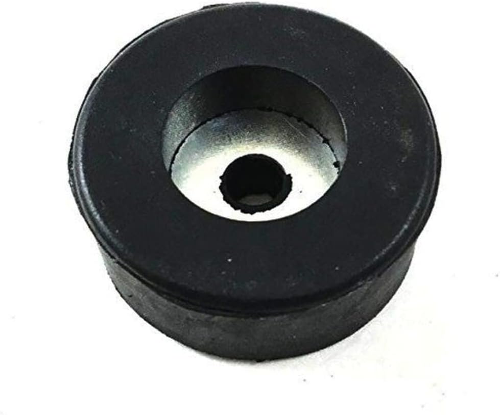 Masmoc Air Compressor Soft Rubber Feet Foot Mount Anti Vibration Isolator Pads for Pressure Washer, Generators Bumper OD:1-1/2" H:3/4" Hole:1/4" Set of 8