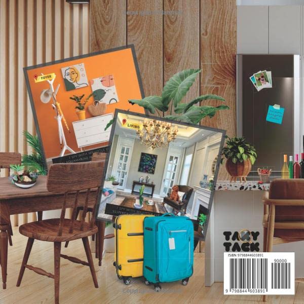 iSpy with My Little Eye: Interior Design Modern Home Edition: Full Page Colored, Search, Find and Seek Activity Gift Book for Teens, Adults, Kids image 3