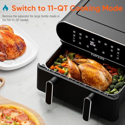 11-QT Large Air Fryer features