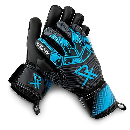 Rectrix Bold Goalkeeper Gloves, Fingersave Protection, German Latex, Negative Cut, Youth & Adult Sizes - Image 2