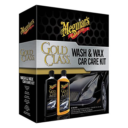 Meguiars Gold Class Wash & Wax Care - Kit detergente e Cera, 473 ml l'uno