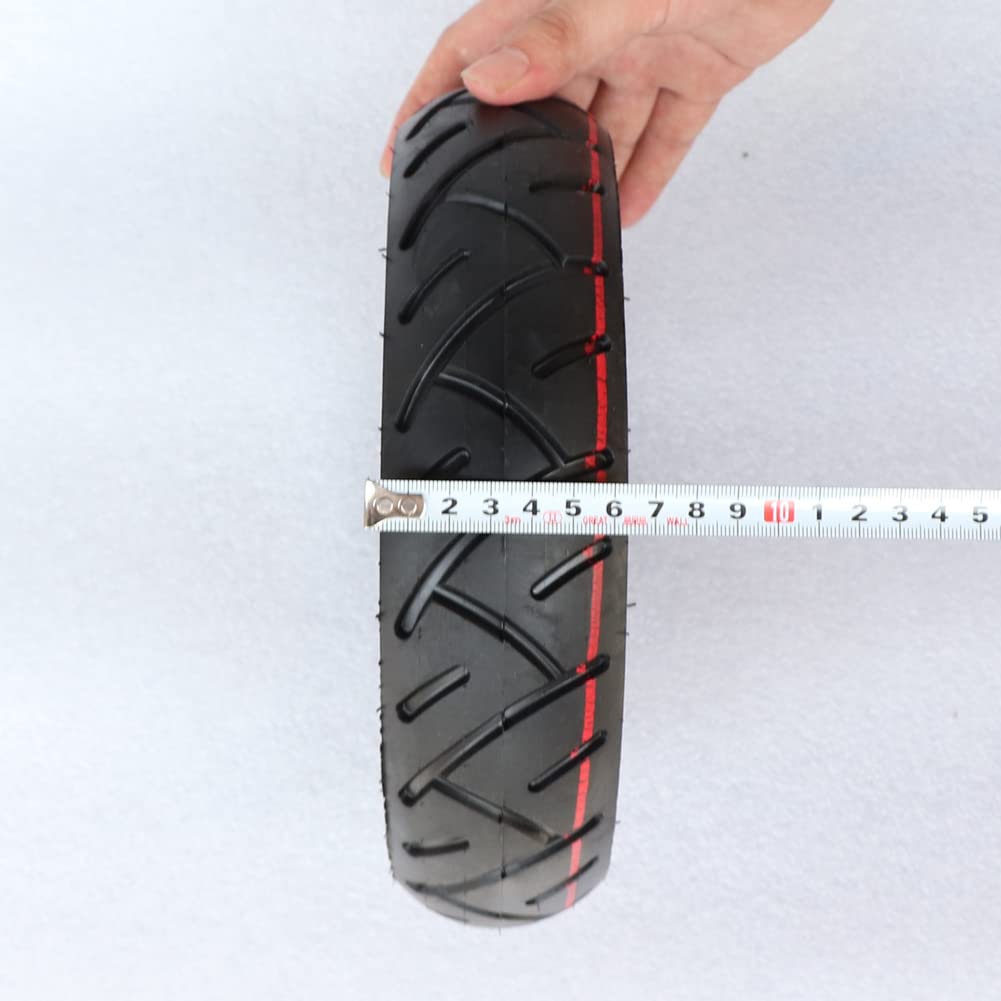 Pneu Trotinette Electrique,Roue de Trottinette éle 10 Pouces 10x2.50 Pneu for Le Scooter électrique Solde Drive Pneu de vélos 10x2.5 Pneu Gonflable et Tube intérieur
