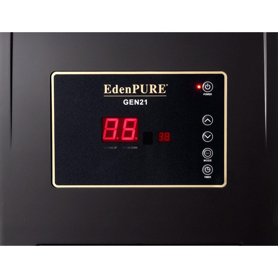 EdenPURE GEN21 Wall-Hugger Infrared Space Heater and Cooler 1500 watt