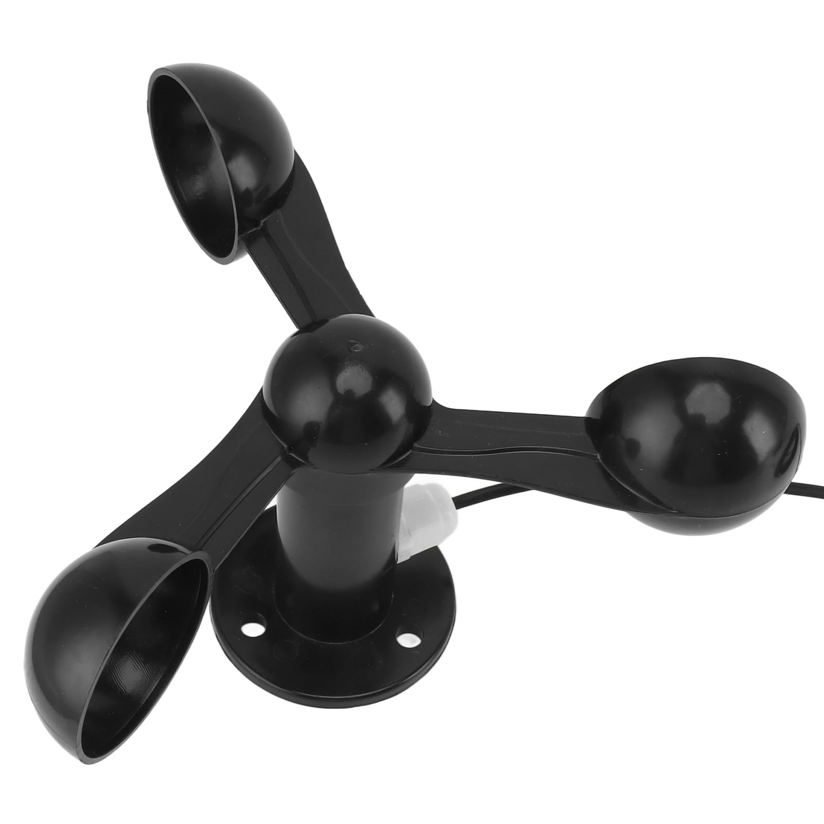 Topyond Sensore di velocità del Vento Anemometro, Dispositivo di Allarme della velocità del Vento, Ventilatore Anemometro per Gru a Torre USB 5V ad Alta Precisione per Serra Stazione Meteorologica