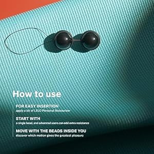 LELO Beads Noir Las bolas chinas de lujo, Matte Black (Negro) (7694)