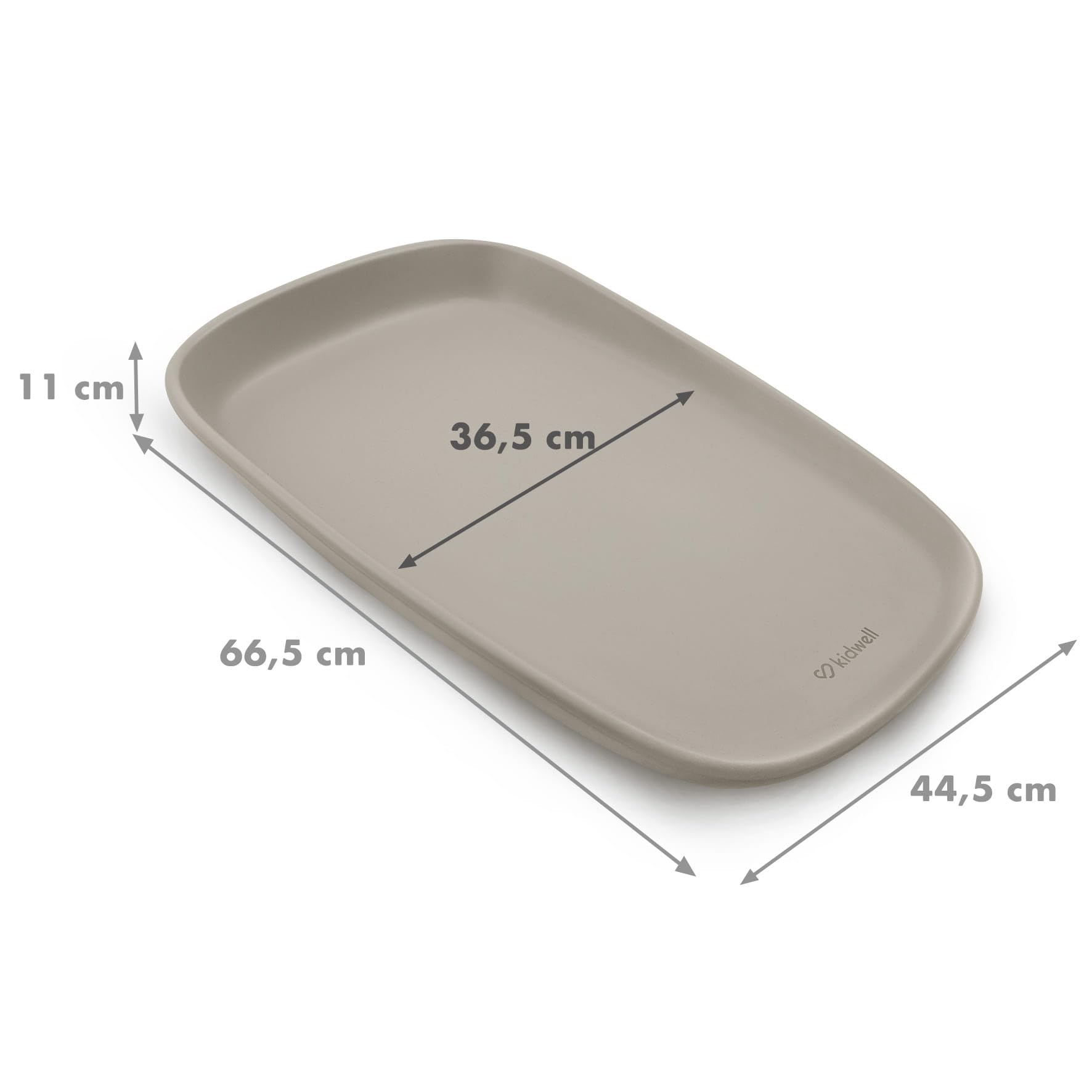 COIL Wickelauflage, Babypflegematte, Wickeltisch, Wickelunterlage, Wickelmulde, leichte Kommodenmatte, EVA-Schaum, Weich, wasserdicht, mit 11 cm hohem Rand, (Beige)