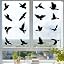 Stickers Fenêtre Mouettes Volantes Double Face - Autocollants Anti-Collision Oiseaux, Décor Maritime Électrostatique Réutilisable