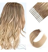 Sixstarhair Tape in Hair Extensions Balayage Hair Made Of 100 Human Hair Balayage Tape In Extensi...