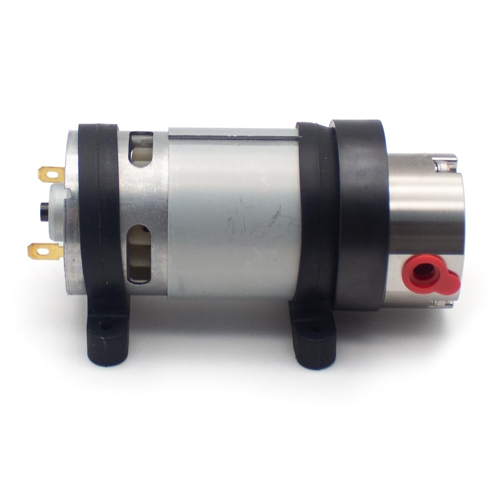 DC 24V Mikro-Zahnradpumpe, Korrosionsbeständige Hochpräzise Dosierpumpe aus Lebensmittelechtem Edelstahl, Flüssigkeitssaugpumpe 0,65ML/R
