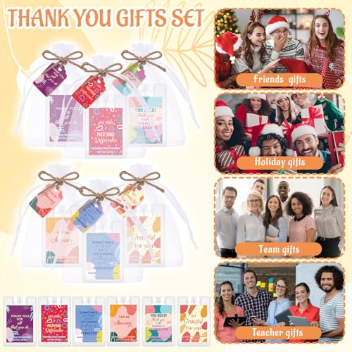 Image of 36 Pcs Mini Sanitizer Spray Bulk Travel Size Portable, Pocket, Clear | Pocket Hand Sanitizer Sprays, Thank You Gifts, Teacher Coworker Employee Appreciation, Mother Women Office Travel Favors
