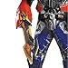 Disguise Men's Hasbro Transformers Age Of Extinction Movie Optimus Prime Theatrical with Vacuform Plus 3D Costume, Blue/Red, X-Large/42-46